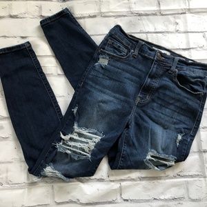 𝅺eunina Bella Super High Rise Skinny Ankle Jeans, 9